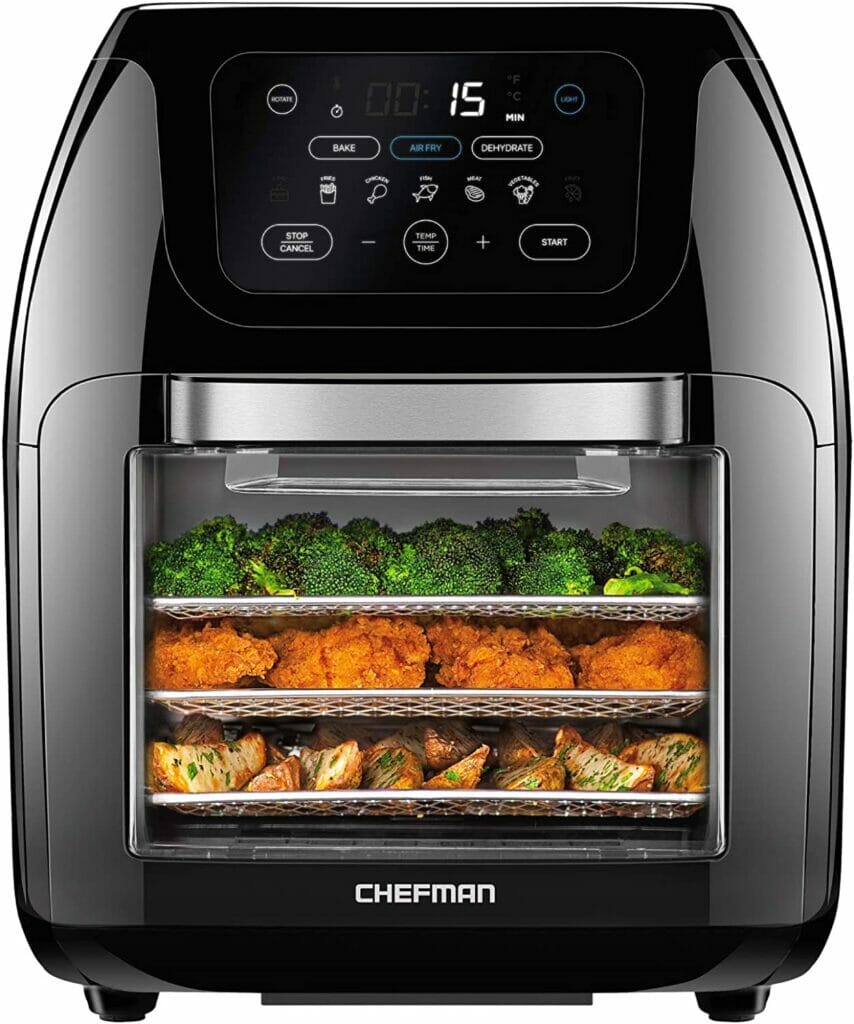 Chefman Multifunctional Digital Air Fryer+ Rotisserie, Dehydrator, Convection Oven